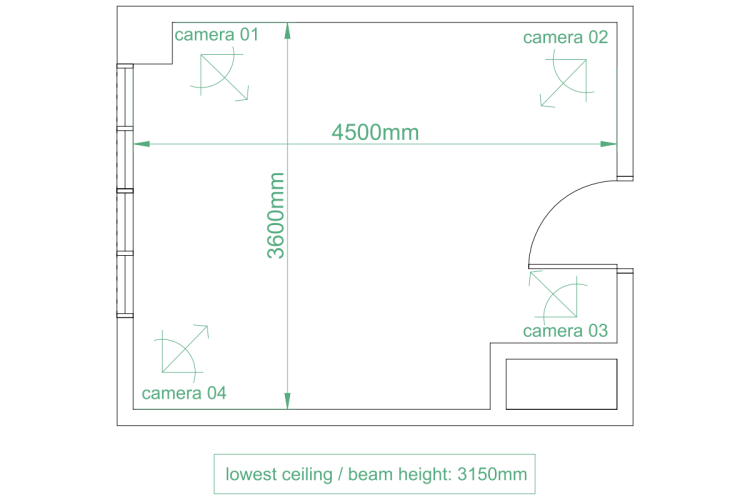 room measurement diagram