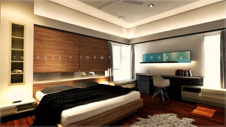 Parkland Home Master Bedroom 3D interior design Malaysia