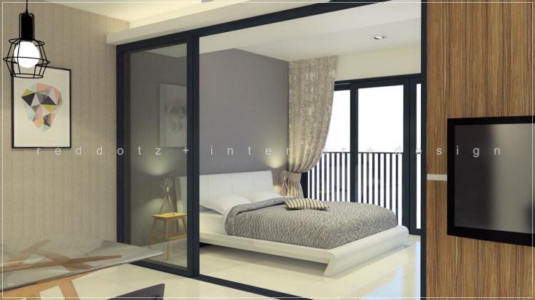 soho studio condo bedroom design singapore