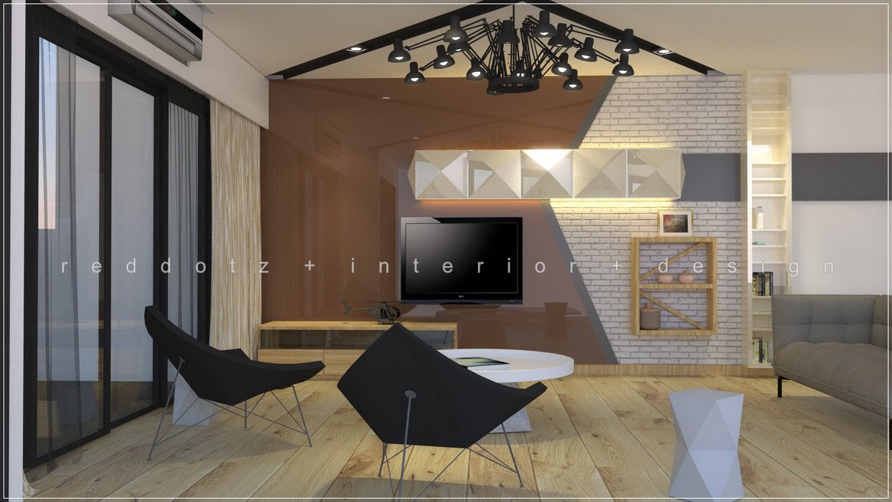 Industrial Living Room Design Malaysia