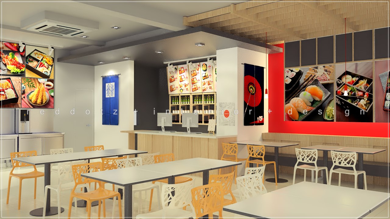 atami bento japanese cafe menu design malaysia