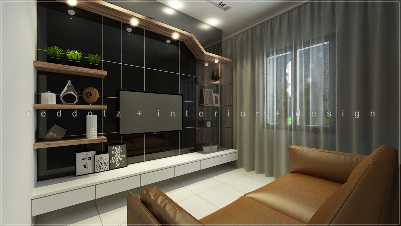 black and white TV cabinet design