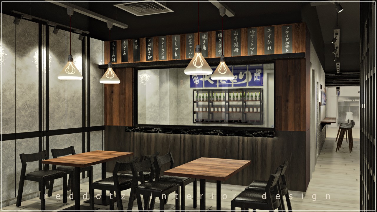 Japanese Restaurant Yakitori Bar Counter Design Malaysia