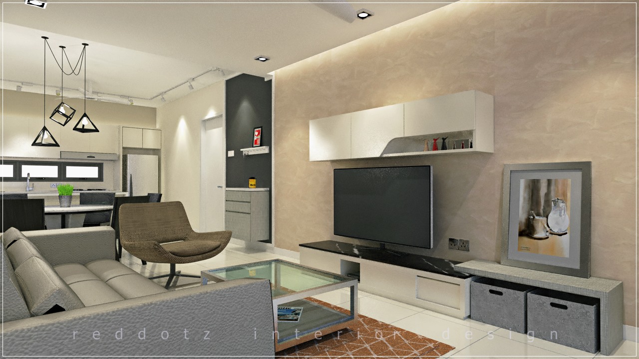 condominium living room design puchong