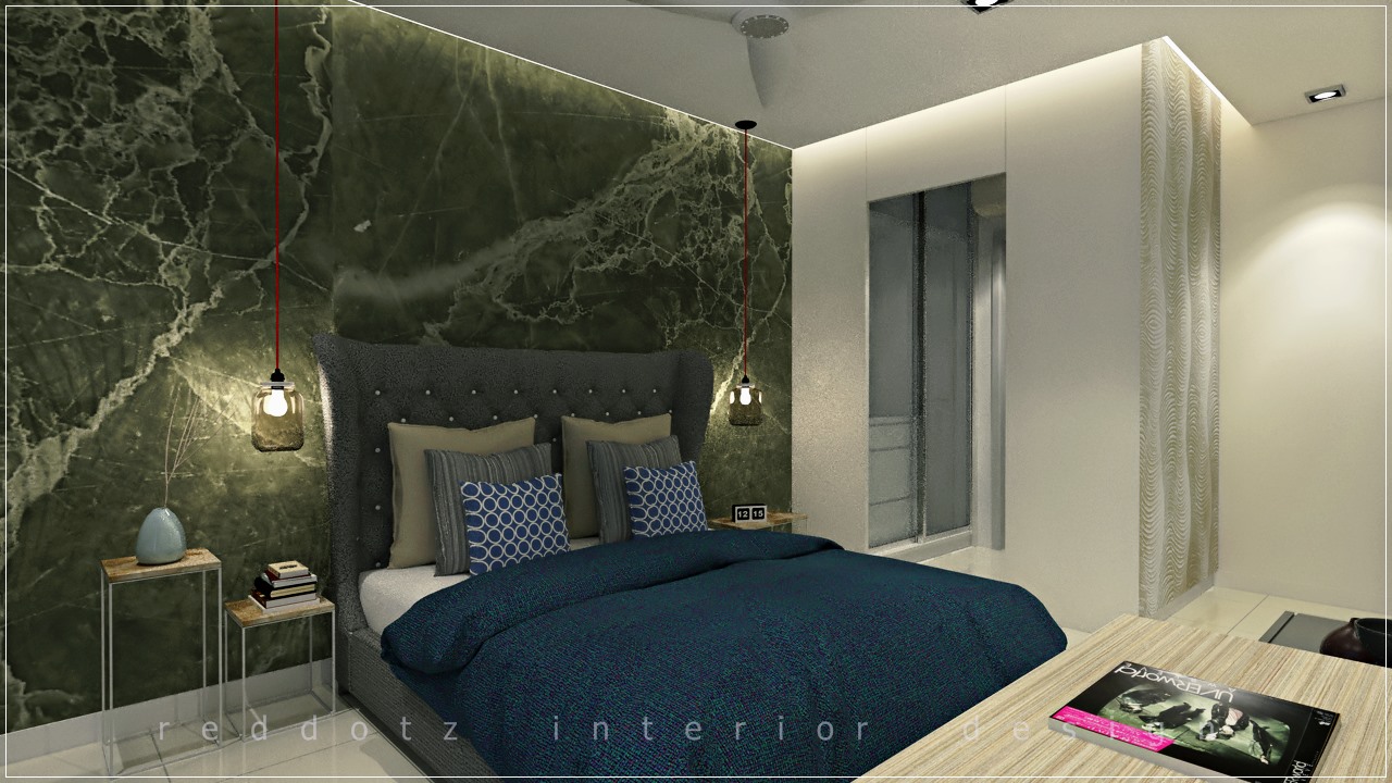 master bedroom bed head wall design puchong