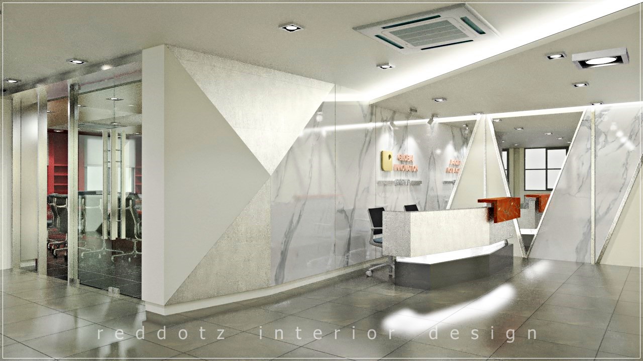 Mont Kiara Office Reception Area Design Concept