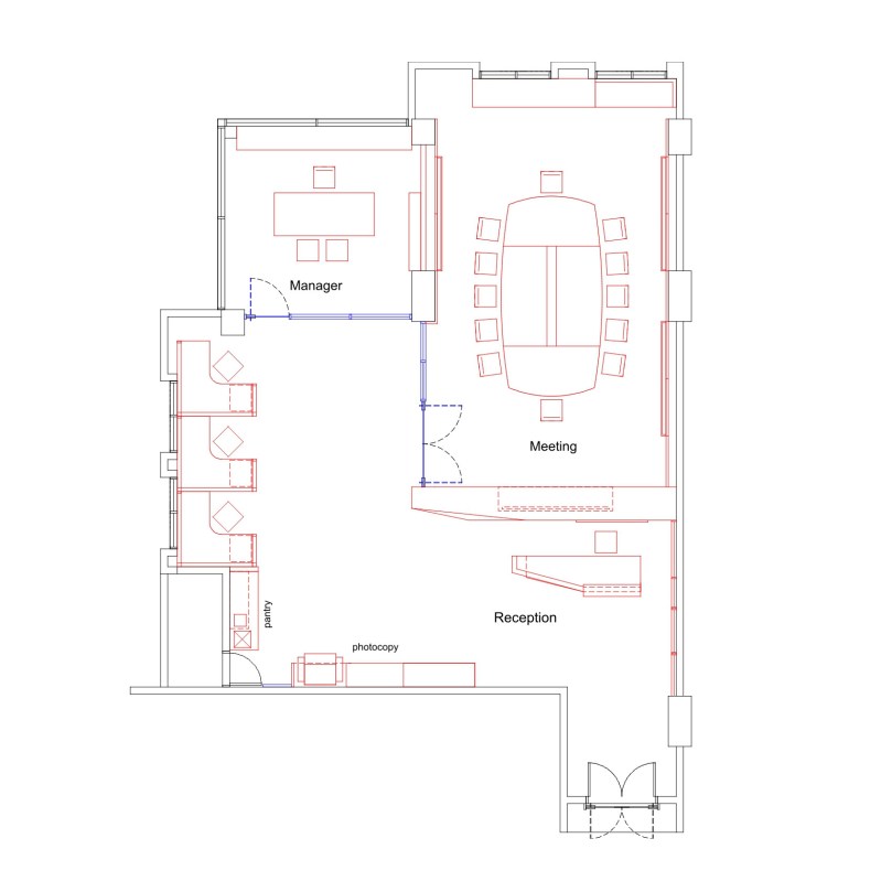 Mont Kiara Office Space Planning Layout Plan