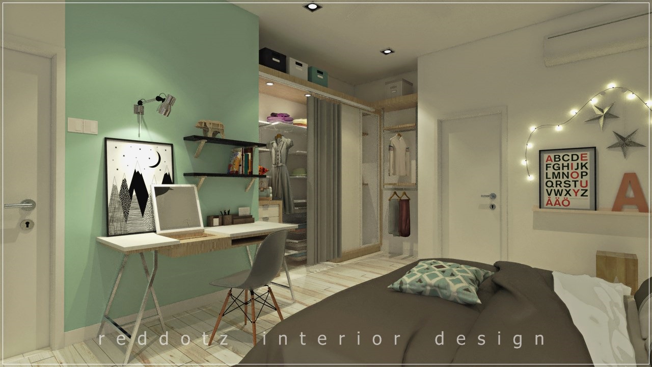 Rawang Residence Master Dressing Area Design