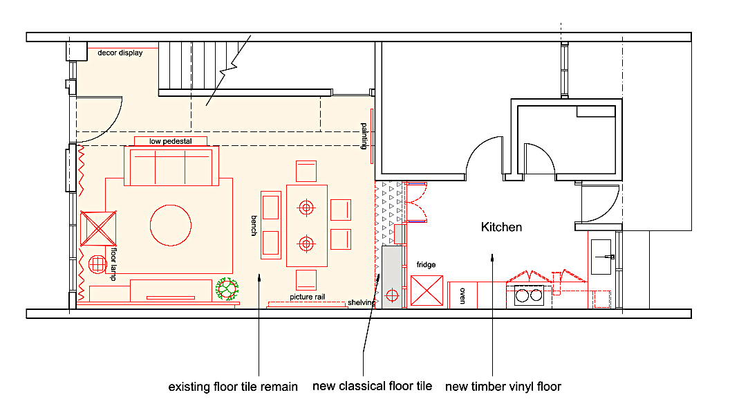 Rawang living layout