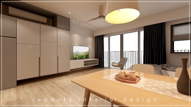 Soho home dining area design Malaysia