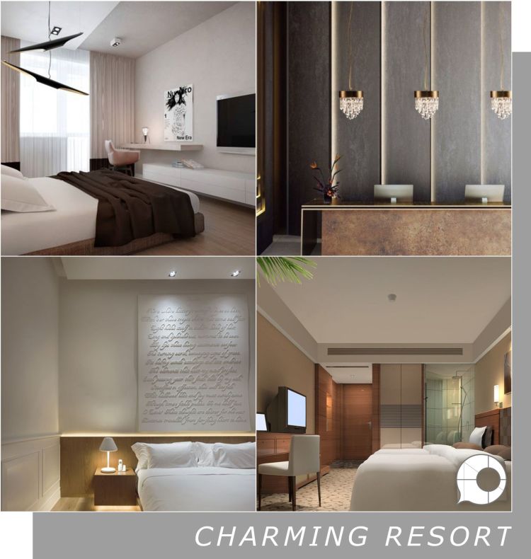 charming resort interior design theme