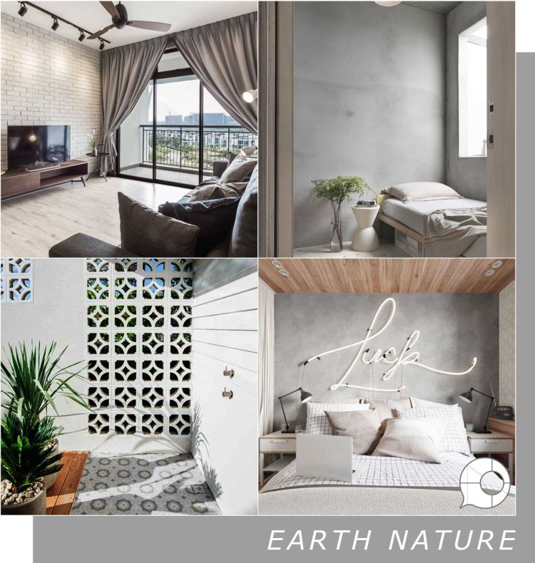 earth nature interior design theme