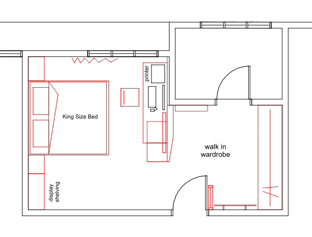 19 Residence Bedroom layout plan