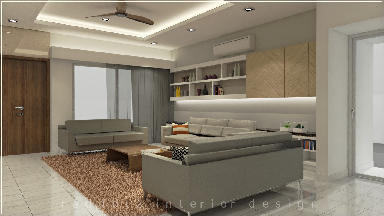 Guest Living Design 3D Malaysia