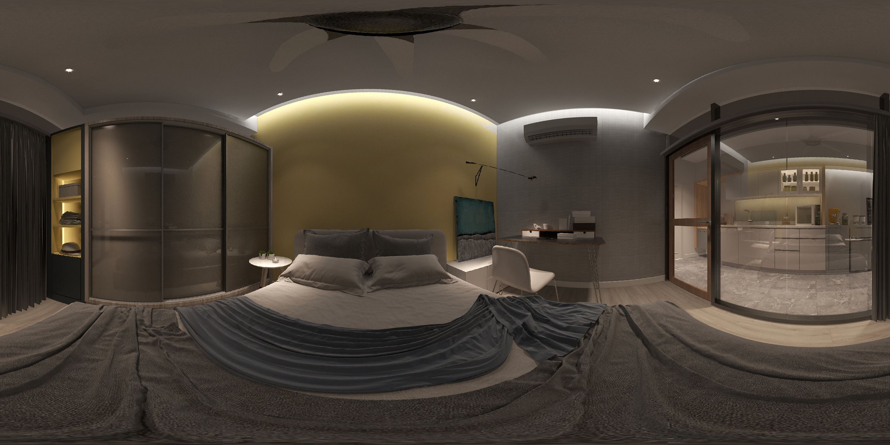 GetIDonline City Bedroom 360 Panorama