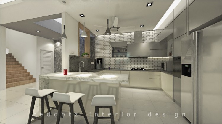 Kajang Residence Dry Kitchen design