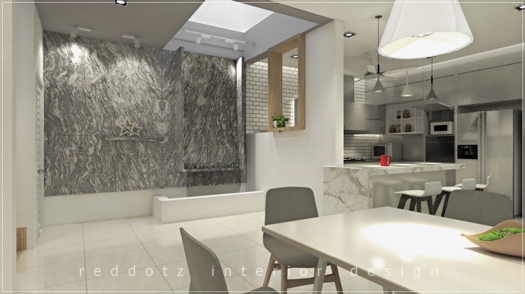 Kajang Residence Water Feature Design 3D