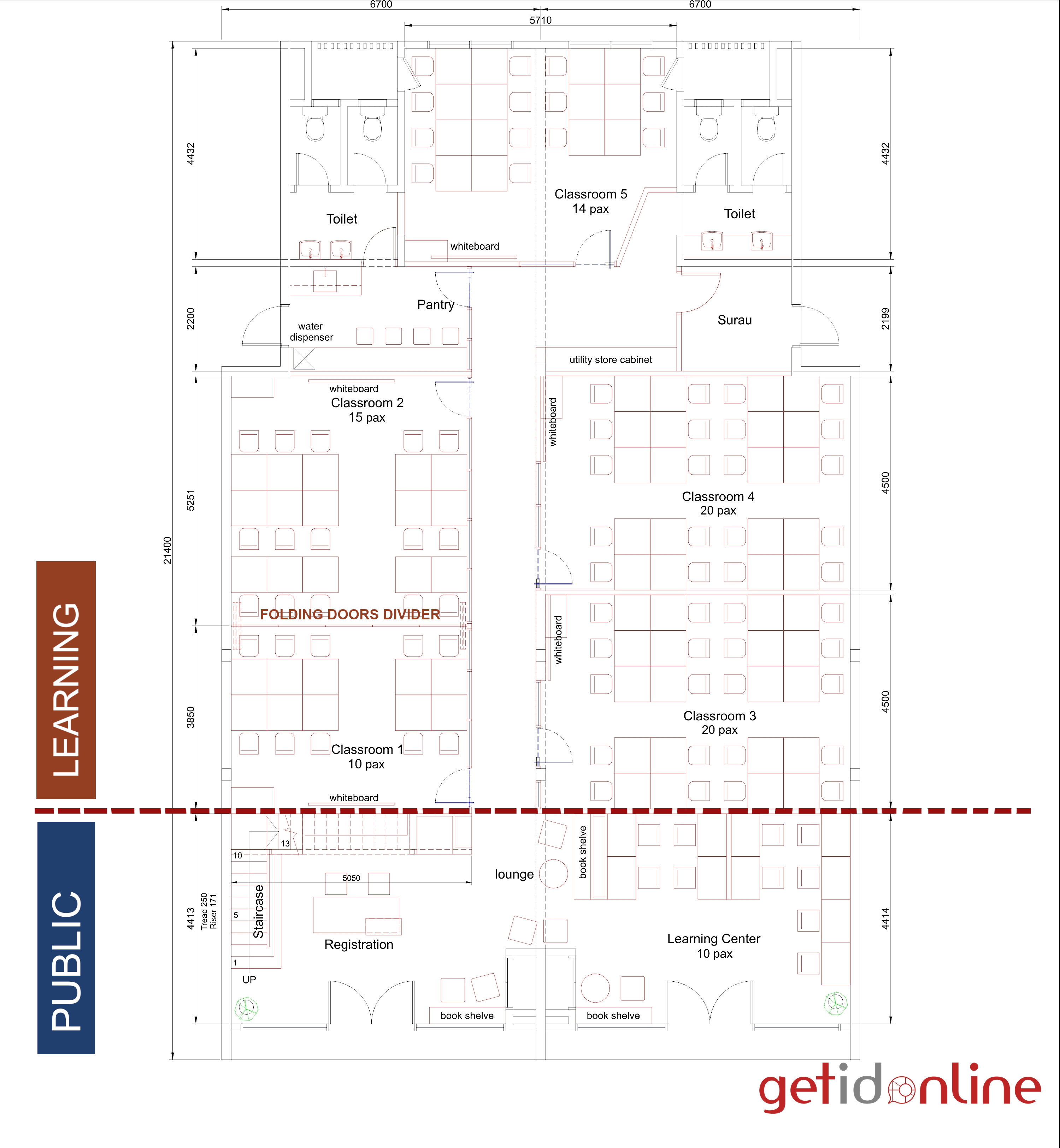 English Language Education Center Layout Plan Malaysia