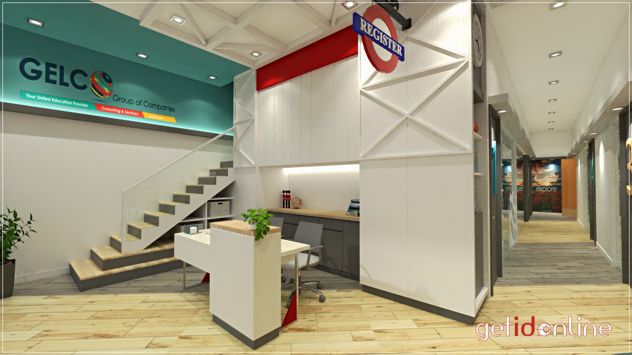 Education Center Registration Area Design Malaysia