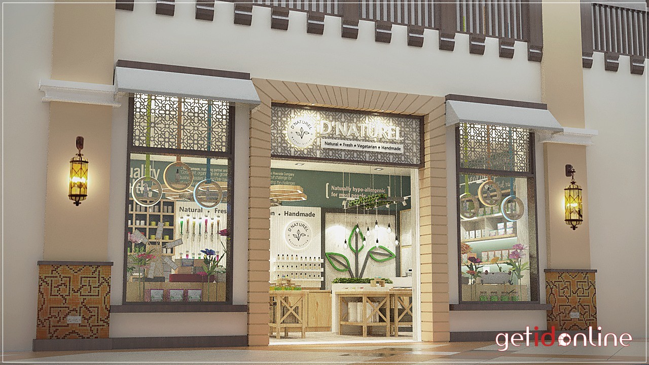 Malaysia Cosmetic Shop Front Facade Design
